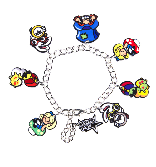Punky Pins Kitsch Alice And Friends Charm Bracelet from