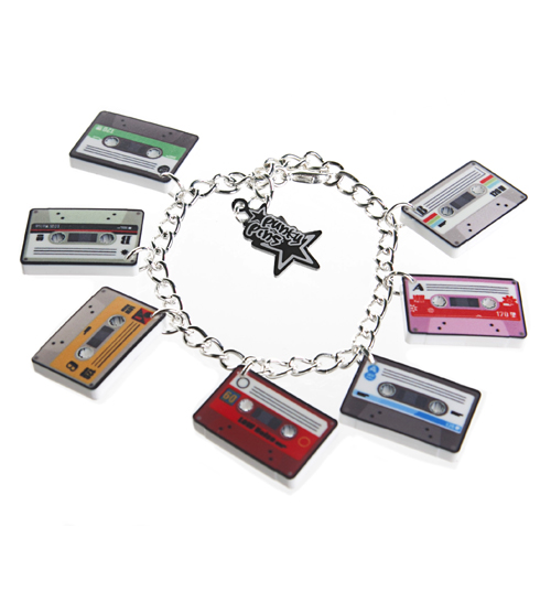Punky Pins Mini Mix Tape Retro Cassette Bracelet from Punky