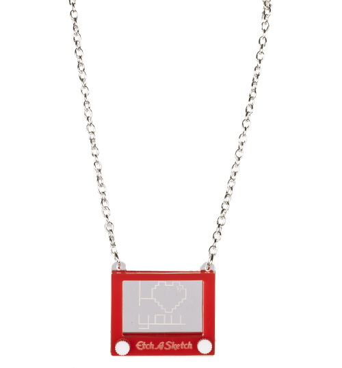 Retro Etch A Sketch I Love You Necklace from
