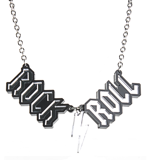 Punky Pins Rock N Roll Necklace from Punky Pins