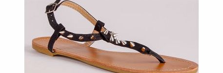 Punkyfish Spike toe post sandal-36
