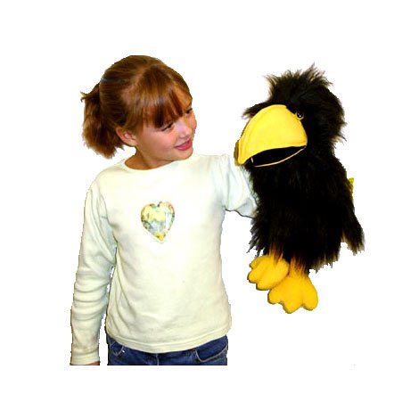 Puppet Company Large Bird Hand Puppet - Crow