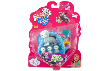 Mum and Babies Sheep Dog Family