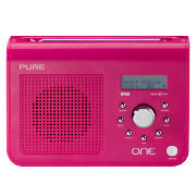 Digital One DAB Digital Radio (Pink)