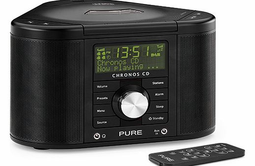 Pure Digital Pure CHRONOS-CDII-BLK Clock Radio
