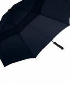 Hurricane 64`` Double Canopy Golf Umbrella - Black
