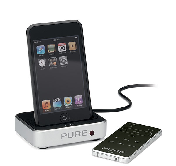Pure I-10 Powered Universal Dock for iPod I-10