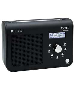PURE One Classic DAB/FM Radio Black
