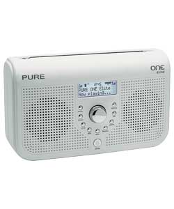 PURE One Elite Stereo DAB/FM Radio White