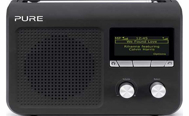 Pure One Flow Internet Wi-Fi DAB/FM Radio - Black