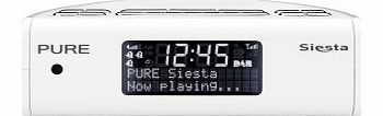 Pure Siesta Digital DAB/FM Clock Radio - White