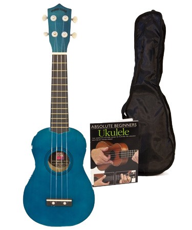 Pure Tone Blue Ukulele Pack