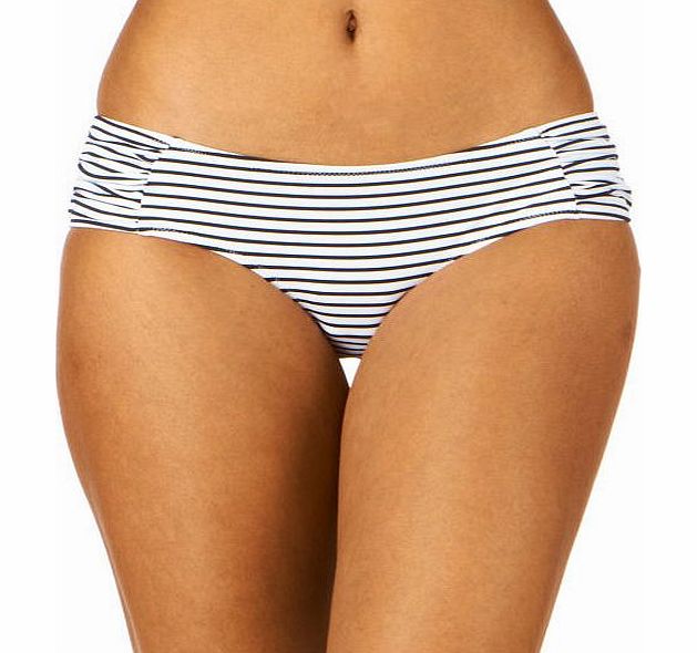 Pureda Womens Pureda Aimee Gathered Side Bikini Bottom