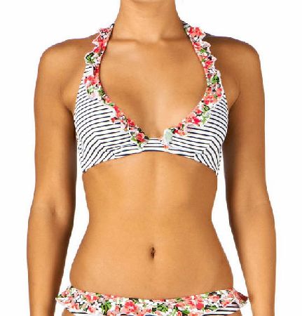 Pureda Womens Pureda Bella Black Stripe Hidden Wire