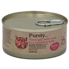 Purely Adult Cat Food Tuna in Jelly Tin 156gm