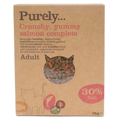 Purely Adult Complete Cat Food with Salmon 2kg