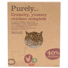 Purely Complete Adult Cat Food with Chicken 400gm