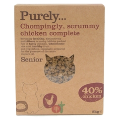 Purely Complete Senior Cat Food with Chicken 2kg