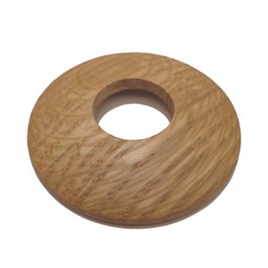 PureThresholds Solid Oak Pipe Collar / Radiator Ring / Pipe Rose (Oiled)