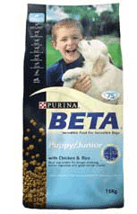 Purina Beta Puppy:15kg Ckn&Rice