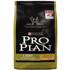 Pro Plan Light (Chicken & Rice):7.5