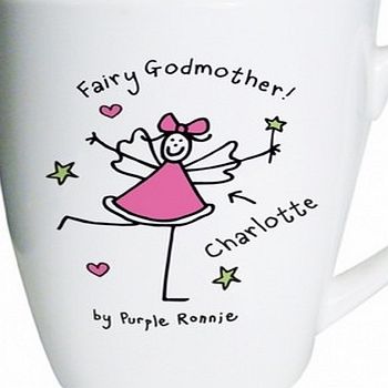 Purple Ronnie Godmother Latte Mug
