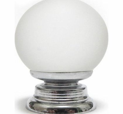 Pushka Knobs small frosted round crystal ball glass kitchen cupboard knob drawer pull cabinet handle 30mm