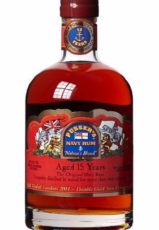 Pussers  15 Year Old Navy Rum 70cl Bottle