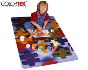 Puzzle printed mat