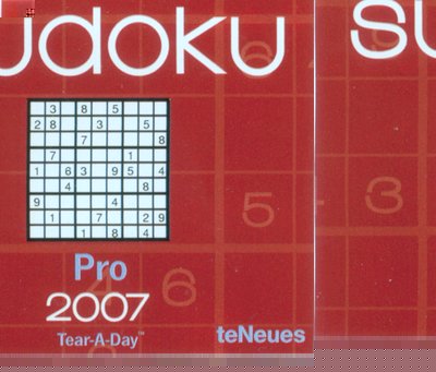 Puzzle Soduko - Pro 2006 Calendar