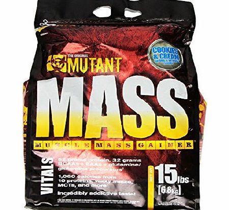 PVL Mutant Mass 6800 g Cookies and Cream Weight Gain Shake Powder