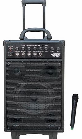 Pyle-Pro PWMA1050 800w Portable Battery Powered PA System With Wireless Mic