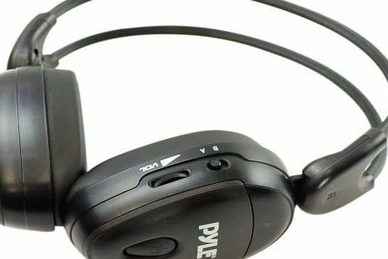 PYLE  PLVWH1 In Car Infrared Dual Channel Wireless Stereo Headphones with In Vehicle AV Applications