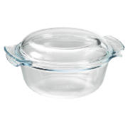 Pyrex 1.5L Round casserole with lid