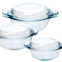 Pyrex 3-Piece Casserole Set