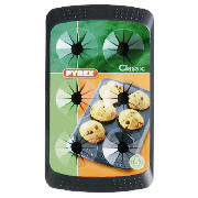 Pyrex 6 cup muffin tray