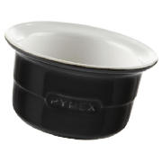 Pyrex Black Ceramic Ramekin x 2