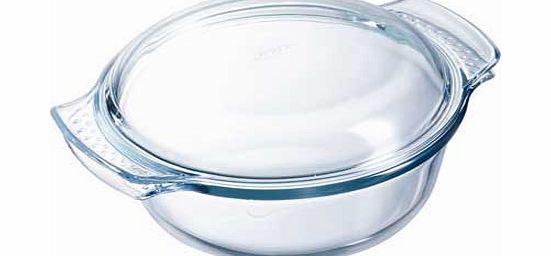 Pyrex Glass Easy Grip Casserole Dish - 3.7 Litres