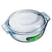 Glass Round casserole 2l