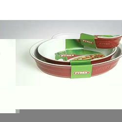 Pyrex Red Ceramic Triple Pack