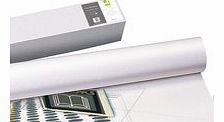 Q-Connect Q Connect 610mm X50 Metres 80gsm Plotter Paper (Pack of 4)