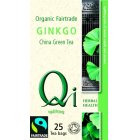 Qi Case of 6 QI Organic Green Tea With Gingko