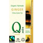 Qi Organic Green Tea with Ginger x 25 bags
