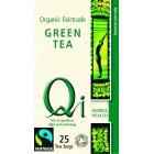 Qi Organic Green Tea x 25 bags