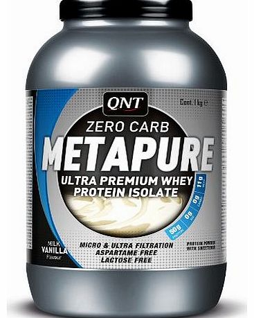 QNT Metapure Zero Carb 2000 g Vanilla Lean Muscle Growth Shake Powder