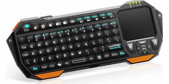 QQ-Tech Newest Mini Wireless Bluetooth Keyboard Handheld with Multi-Touchpad for Android 3.0   Tablet / Mac OS / Windows OS Google Nexus 7 / Google Android TV / iPhone 4 4S 3GS 3G / iPad / Samsung Ga