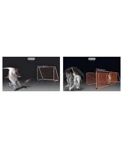 Quad-Netz 2 7x5 Football and Cricket Practice Net