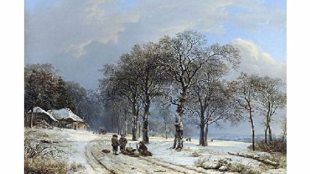 QUALITY FINE ART PRINTS PAINTING LANDSCAPE KOEKKOEK WINTER SCENE ART PRINT POSTER LAH077
