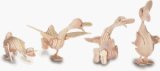 QUAY Cartoon Ducks - Woodcraft Construction Kit