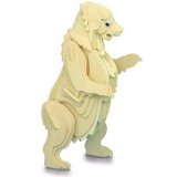 Quay Grizzly Bear Woodcraft Construction Kit